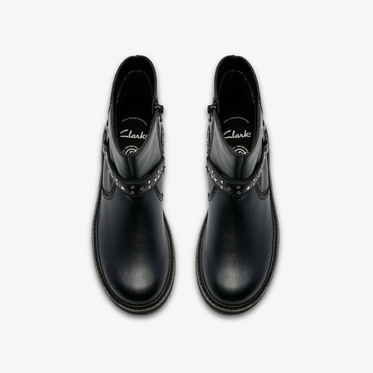 Kids Prague Shine Kid Black Leather