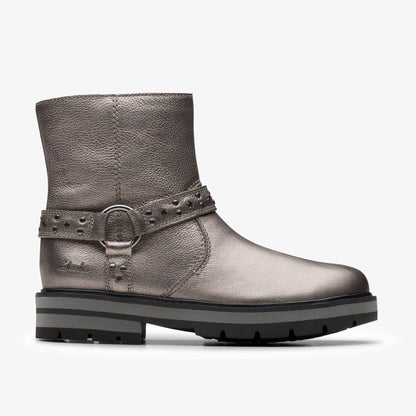 Kids Prague Shine Kid Pewter Metallic