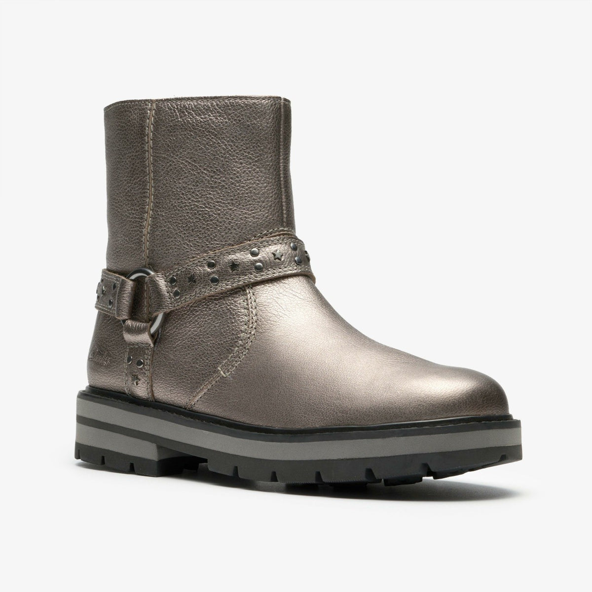 Kids Prague Shine Kid Pewter Metallic
