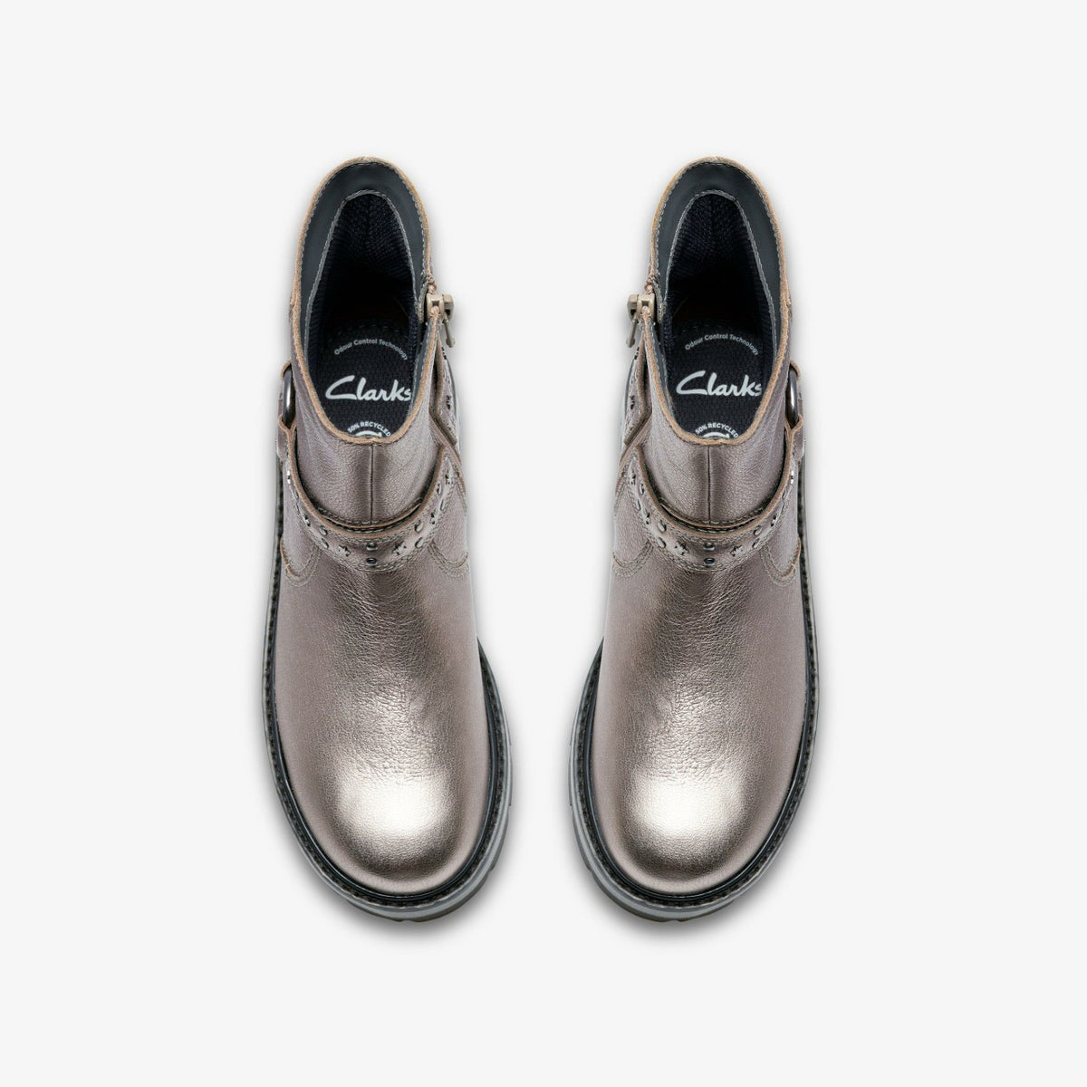 Kids Prague Shine Kid Pewter Metallic