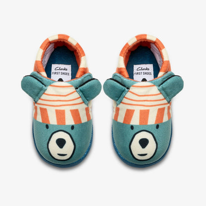 Kids Fluffy Snug Toddler Orange Combination