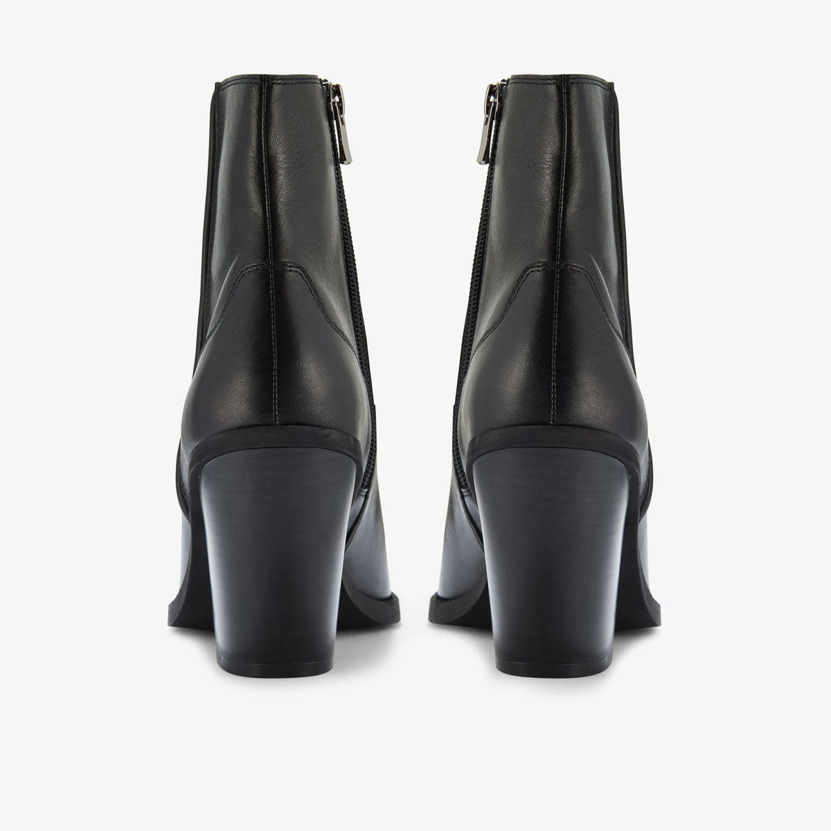 Women Kheda West Black Leather
