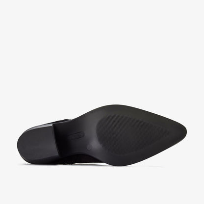 Women Jesse Zip Black Suede