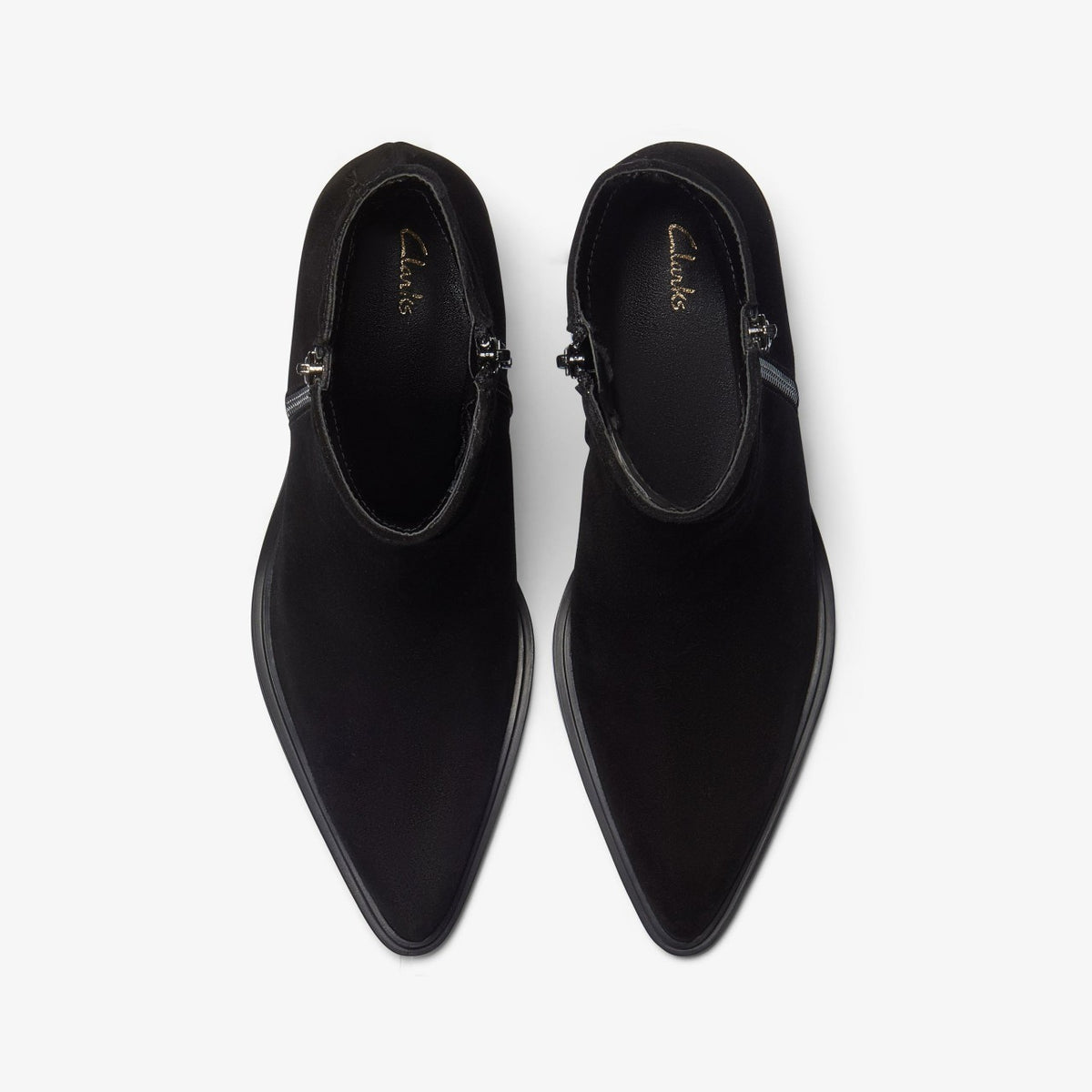 Women Jesse Zip Black Suede