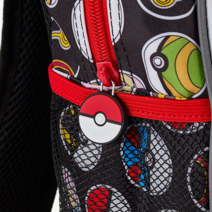 Kids Pokeball Backpack Black Combination